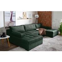 COLLECTION AB Wohnlandschaft "Josy", inkl. Bettfunktion, Bettkasten, mit 3 extra großen Rückenkissen von Collection Ab