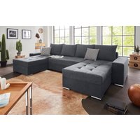 COLLECTION AB Wohnlandschaft "Josy XL U-Form, Breite: 313 cm" mit Bettfunktion, Bettkasten & 2 Zierkissen, Federkern COLLECTION AB Wohnlandschaft "Josy XL U-Form, Breite: 313 cm" mit Bettfunktion, Bettkasten & 2 Zierkissen, Federkern von Collection Ab