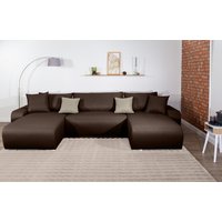 COLLECTION AB Wohnlandschaft "Paola U-Form" inkl. Schlaffunktion, Stauraum, Zierkissen und Bonnellfederkern COLLECTION AB Wohnlandschaft "Paola U-Form" inkl. Schlaffunktion, Stauraum, Zierkissen und Bonnellfederkern von Collection Ab
