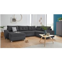 COLLECTION AB Wohnlandschaft "Paris U-Form", inklusive Federkern, wahlweise mit Bettfunktion und Bettkasten von Collection Ab