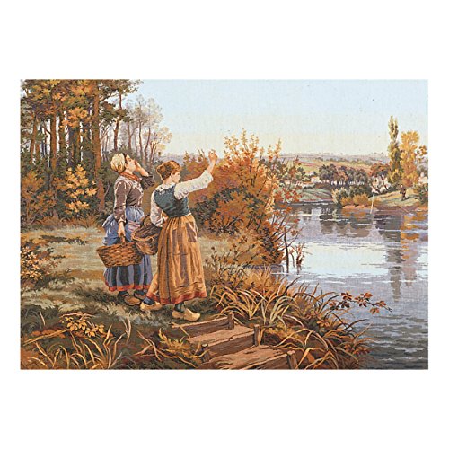 Collection D'Art Leinwand für Stiekerei mit gedruckten Muster, Gobelin, Baumwolle, antik, 60 x 90 x 0,1 cm Collection D'Art Leinwand für Stiekerei mit gedruckten Muster, Gobelin, Baumwolle, antik, 60 x 90 x 0,1 cm von Collection D'Art