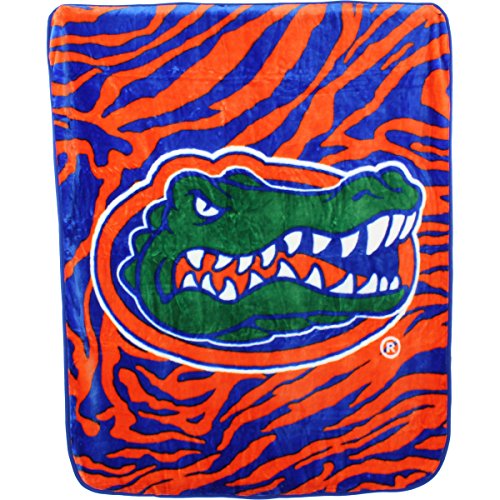 College Covers Alabama Crimson Tide Super Soft Raschel Überwurfdecke 50" x 60" Florida Gators von College Covers