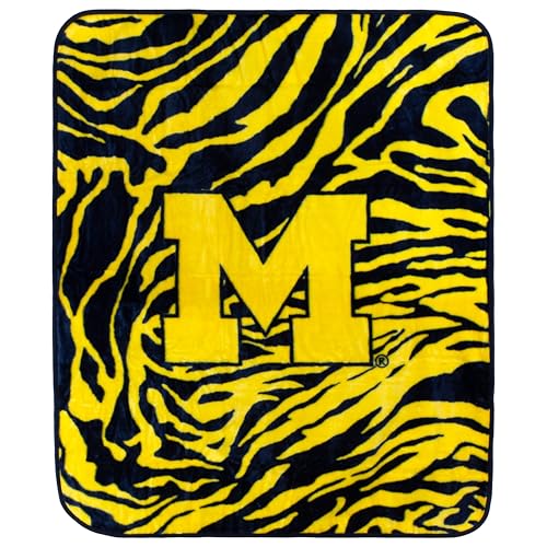 College Covers Kleiner Überwurf Weiche Überwurfdecke, Polyester, Michigan Wolverines, 50" x 60" von College Covers