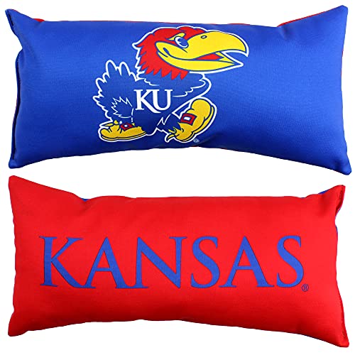 College Covers Kansas Jayhawks Kissen, 40,6 x 20,3 cm, einfarbig von College Covers