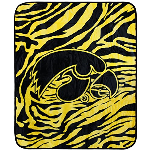 College Covers Kleiner Überwurf Weiche Überwurfdecke, Polyester, Iowa Hawkeyes, 50" x 60" von College Covers