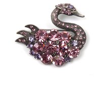 COLLEZIONE ALESSANDRO Brosche "Svea", mit hochwertigen Glassteinen von Collezione Alessandro