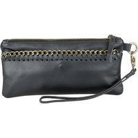 COLLEZIONE ALESSANDRO Clutch "Dubai", aus Leder mit goldenen Metallen von Collezione Alessandro