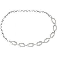 COLLEZIONE ALESSANDRO Kettengürtel "Ovaly", Kettengürtel in silber COLLEZIONE ALESSANDRO Kettengürtel "Ovaly", Kettengürtel in silber von Collezione Alessandro