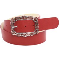 COLLEZIONE ALESSANDRO Ledergürtel "LoloRosso", aus echtem Leder, Made in Italy von Collezione Alessandro