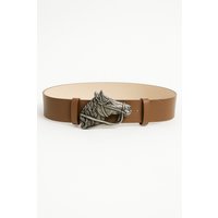 COLLEZIONE ALESSANDRO Ledergürtel "Pferd", aus echtem Leder mit Reiter Pferd Schließe von Collezione Alessandro