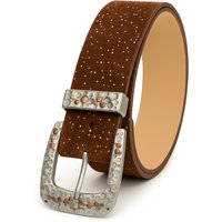 COLLEZIONE ALESSANDRO Ledergürtel "Sparkle", aus echtem Leder, mit silbernen Punkten von Collezione Alessandro