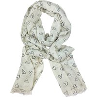 COLLEZIONE ALESSANDRO Modeschal "Babsi", aus feinster Viskose mit Herzdruck von Collezione Alessandro