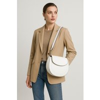 COLLEZIONE ALESSANDRO Schultertasche "Bianco Luxe", aus Leder in luxuriösem weiß von Collezione Alessandro
