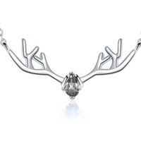COLLEZIONE ALESSANDRO Silberkette "Geweih", aus 925 Sterling Silber von Collezione Alessandro