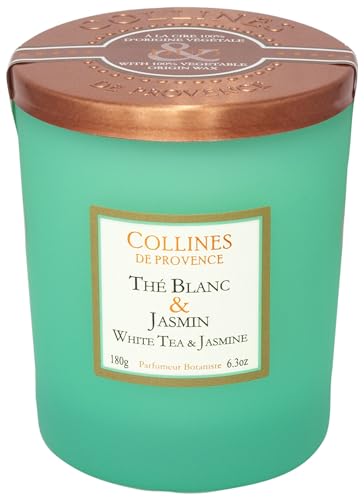Hügel der Provence Collines de Provence, Kerze 180 gr Weißer Tee & Jasmin, C3308TBJ Hügel der Provence Collines de Provence, Kerze 180 gr Weißer Tee & Jasmin, C3308TBJ von Collines de Provence