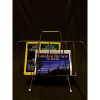 50Er Jahre German Design Goldener Zeitungsständer. Mid Century von ColloredoCollections