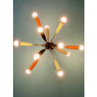Stilnovo Stil Sputnik Kronleuchter Mid Century von ColloredoCollections