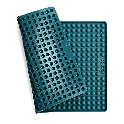 Collory Backmatte Hundekekse für MINI HALBKUGEL (1cm Ø) Leckerlis, Silikon Backform, Backunterlage für Backblech, Diätmatte, Hitzebeständig, Lebensmittelecht & Bpa-frei von Collory