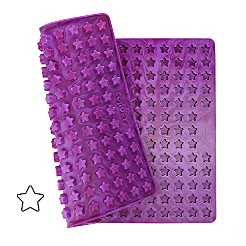 Collory Backmatte Hundekekse für MINI STERN (1,5cm) Leckerlis, Silikon Backform, Pralinenform, Schokoladenform, Hitzebeständig, Lebensmittelecht & Bpa-frei von Collory