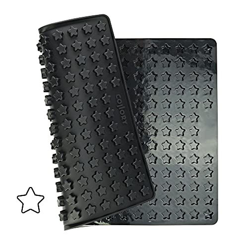 Collory Backmatte Hundekekse für MINI STERN (1,5cm) Leckerlis, Silikon Backform, Pralinenform, Schokoladenform, Hitzebeständig, Lebensmittelecht & Bpa-frei von Collory