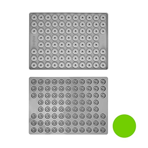 Collory Medium Donut (2,8cm) Silikon Backform für Hundekekse & Hundeleckerlis, Pralinenform, Schokoladenform, Antihaftend und Lebensmittelecht (BPA-Frei) von Collory