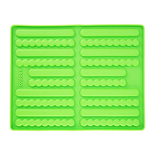 Collory® Silikon Backmatte Hundekekse Sticks (16 cm), Knabberstangen, Kaustangen als Hundesnack, Riegel, Backform Müsli Riegel, Snack für Mensch und Tier von Collory