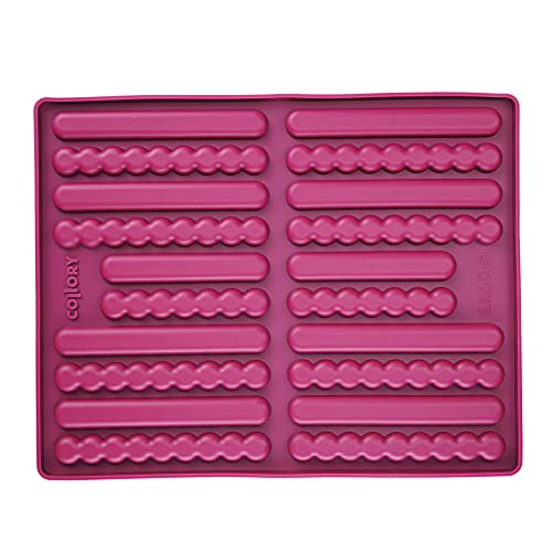 Collory® Silikon Backmatte Hundekekse Sticks (16 cm), Knabberstangen, Kaustangen als Hundesnack, Riegel, Backform Müsli Riegel, Snack für Mensch und Tier von Collory