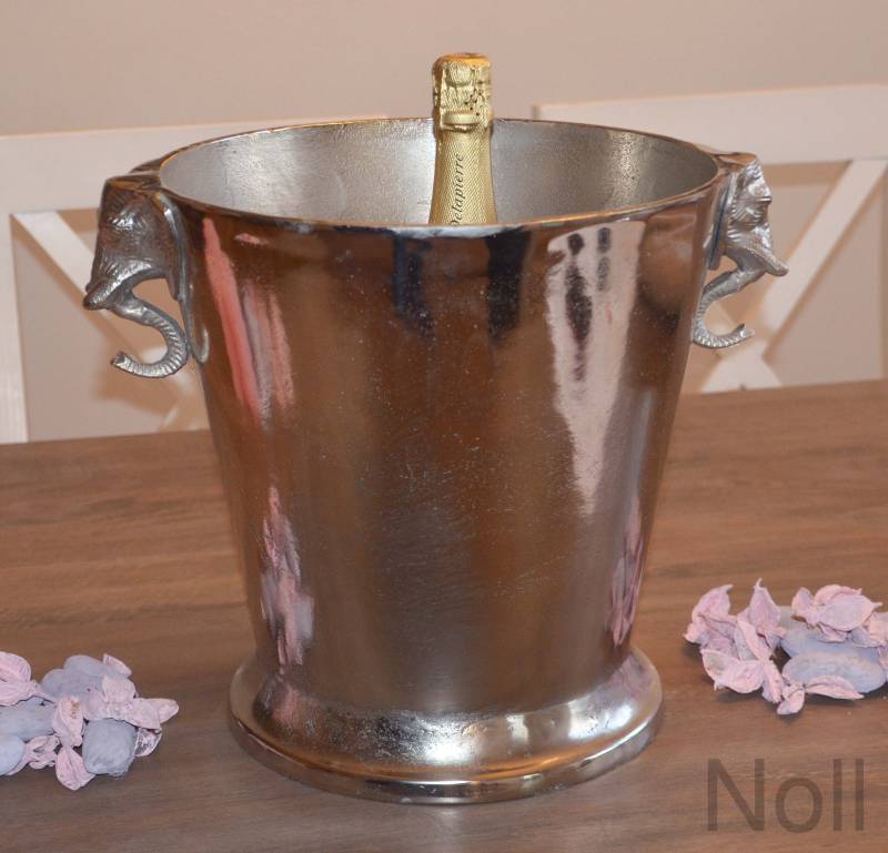 Champagnerkühler Elefant XXL von Colmore