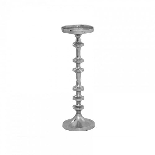 Colmore Kerzenständer Silber Klassisch Metall Stumpenkerze 36 cm von Colmore