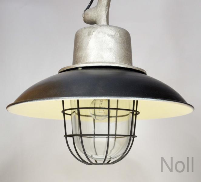Deckenlampe Industrial Colmore Schwarz Gitter von Colmore