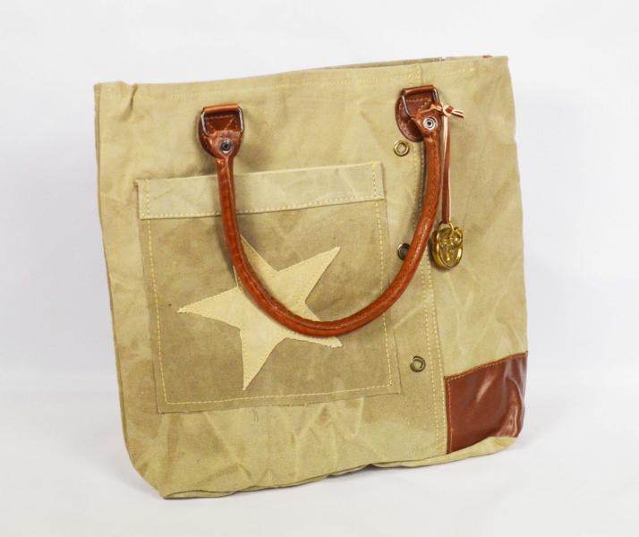 Handtasche STAR Colmore Canvas Shopper von Colmore