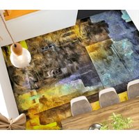 3D Abstrakte Alte Jj7350Ff Boden Tapete Wandbilder Selbstklebende Abnehmbare Bad Wasserdichtboden Teppich Matte Print Epoxy Küche von ColofulHomeDecors