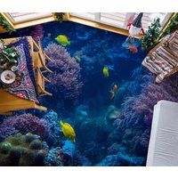 3D Blass Rosa Koralle Jj2330Ff Boden Tapete Wandbilder Selbstklebende Abnehmbare Bad Wasserdichtboden Teppich Matte Print Epoxy Küche von ColofulHomeDecors