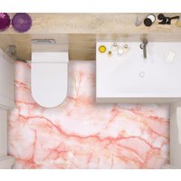 3D Blass Rosa Textur Jj4484Ff Boden Tapete Wandbilder Selbstklebende Abnehmbare Bad Wasserdichtboden Teppich Matte Print Epoxy Küche von ColofulHomeDecors
