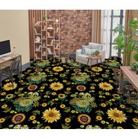 3D Chrysantheme Kunst Jj4671Ff Boden Tapete Wandbilder Selbstklebende Abnehmbare Bad Wasserdichtboden Teppich Matte Print Epoxy Küche von ColofulHomeDecors