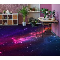 3D Dunkel Lila Universum Jj7048Ff Boden Tapete Wandbilder Selbstklebende Abnehmbare Bad Wasserdichtboden Teppich Matte Print Epoxy Küche von ColofulHomeDecors