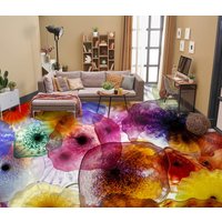 3D Elegante Farbige Kunst Jj4924Ff Boden Tapete Wandbilder Selbstklebende Abnehmbare Bad Wasserdichtboden Teppich Matte Print Epoxy Küche von ColofulHomeDecors