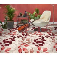 3D Elegante Rosa Blätter Jj4679Ff Boden Tapete Wandbilder Selbstklebende Abnehmbare Bad Wasserdichtboden Teppich Matte Print Epoxy Küche von ColofulHomeDecors