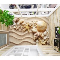 3D Exquisite Conch Muster Jj7806Ff Boden Tapete Wandbilder Selbstklebende Abnehmbare Bad Wasserdichtboden Teppich Matte Print Epoxy Küche von ColofulHomeDecors