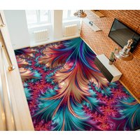 3D Fantasy Feder Stil Jj7368Ff Boden Tapete Wandbilder Selbstklebende Abnehmbare Bad Wasserdichtboden Teppich Matte Print Epoxy Küche von ColofulHomeDecors