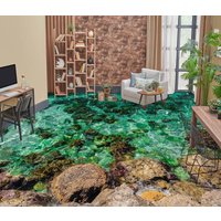 3D Fantasy Green Lake Jj4463Ff Boden Tapete Wandbilder Selbstklebende Abnehmbare Bad Wasserdichtboden Teppich Matte Print Epoxy Küche von ColofulHomeDecors