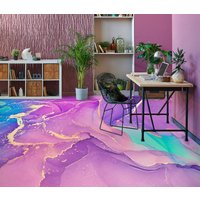 3D Fantasy Lila Charme Jj4380Ff Boden Tapete Wandbilder Selbstklebende Abnehmbare Bad Wasserdichtboden Teppich Matte Print Epoxy Küche von ColofulHomeDecors