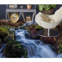 3D Fließendes Wasser Und Cool Jj5119Ff Boden Tapete Wandbilder Selbstklebende Abnehmbare Bad Wasserdichtboden Teppich Matte Print Epoxy Küche von ColofulHomeDecors