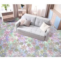 3D Frühling Blume Muster Jj5008Ff Boden Tapete Wandbilder Selbstklebende Abnehmbare Bad Wasserdichtboden Teppich Matte Print Epoxy Küche von ColofulHomeDecors