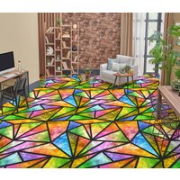 3D Glänzende Farbe Kontakt Jj5169Ff Boden Tapete Wandbilder Selbstklebende Abnehmbare Bad Wasserdichtboden Teppich Matte Print Epoxy Küche von ColofulHomeDecors