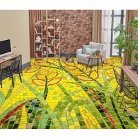 3D Grün Gras Nähen Jj4482Ff Boden Tapete Wandbilder Selbstklebende Abnehmbare Bad Wasserdichtboden Teppich Matte Print Epoxy Küche von ColofulHomeDecors