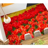 3D Liebe Tulpen Jj4592Ff Boden Tapete Wandbilder Selbstklebende Abnehmbare Bad Wasserdichtboden Teppich Matte Print Epoxy Küche von ColofulHomeDecors