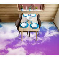3D Lila Himmel Jj7107Ff Boden Tapete Wandbilder Selbstklebende Abnehmbare Bad Wasserdichtboden Teppich Matte Print Epoxy Küche von ColofulHomeDecors