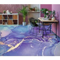 3D Lila Und Gold Jj4894Ff Boden Tapete Wandbilder Selbstklebende Abnehmbare Bad Wasserdichtboden Teppich Matte Print Epoxy Küche von ColofulHomeDecors