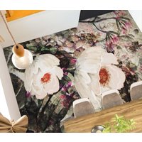 3D Pfingstrose Malerei Jj7432Ff Boden Tapete Wandbilder Selbstklebende Abnehmbare Bad Wasserdichtboden Teppich Matte Print Epoxy Küche von ColofulHomeDecors